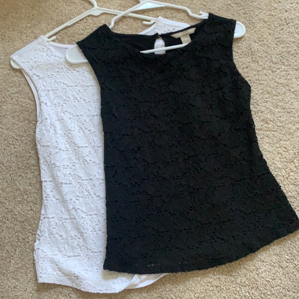 Banana Republic Lace Front Shirt Bundle, S…